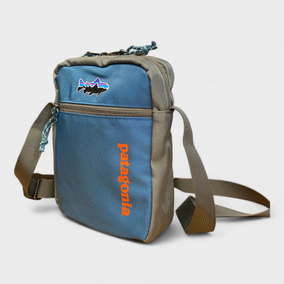 Сумка Patagonia 20x15 серый/бирюзовый Киев