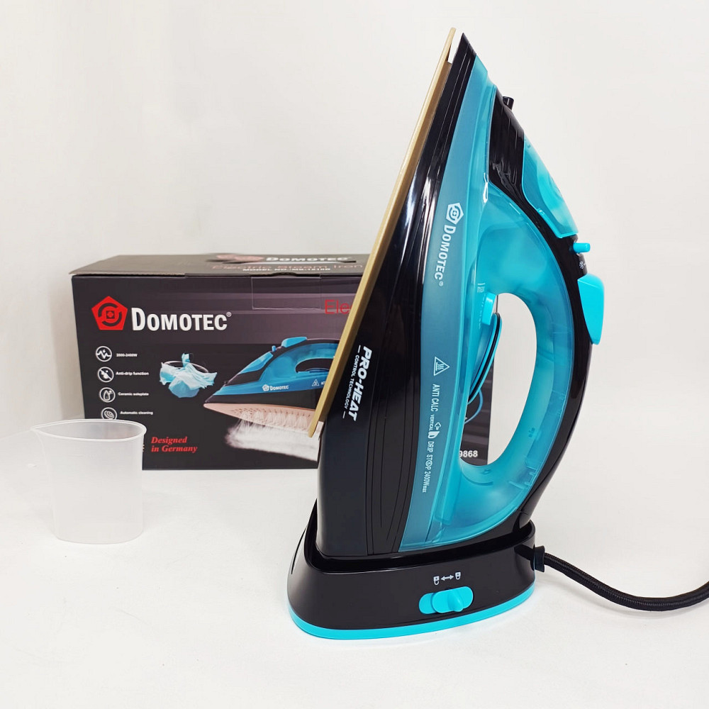 Парова праска для дому стаціонарна Domotec MS-1210В 2400Вт, Праска відпарювач для прасування речей WB-35 Львів - фото 7