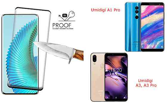 Защитное стекло HyperGlass Pro для Umidigi A1 Pro, A3, A3 Pro – максимальная чувствительность и защита Киев