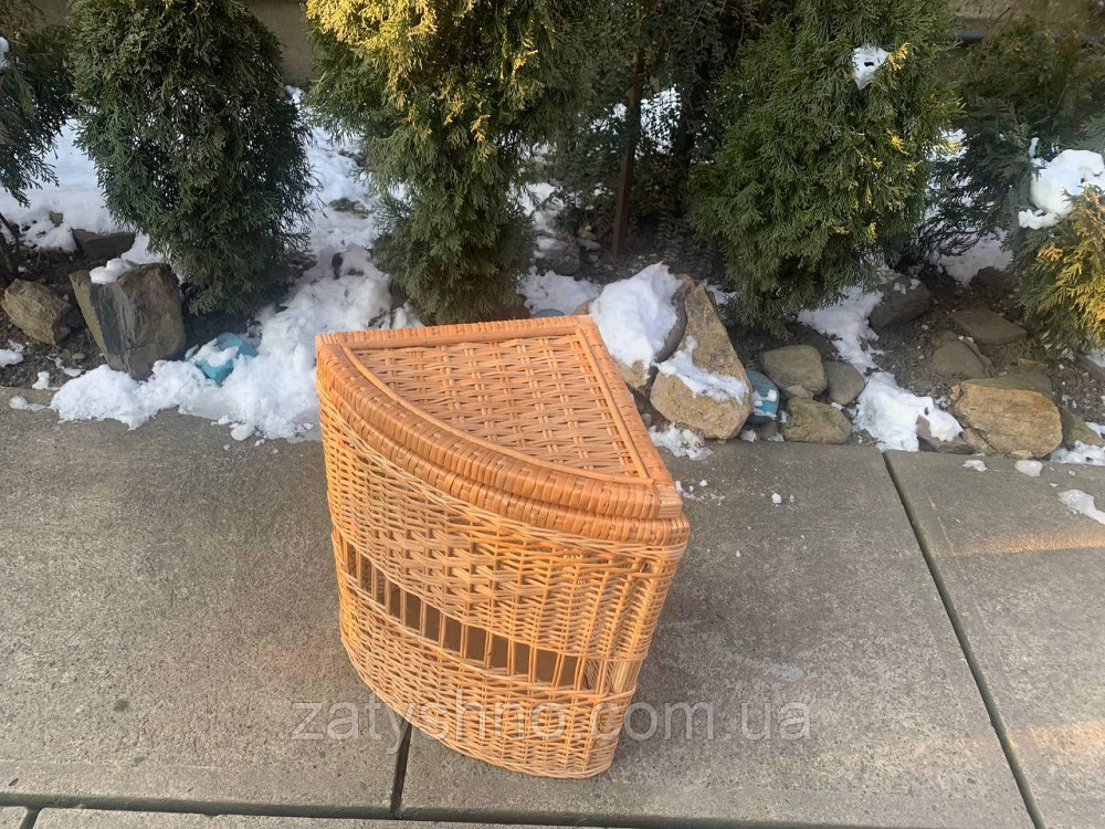 Кошик для білизни кутовий з візерунком Київ - фото 5