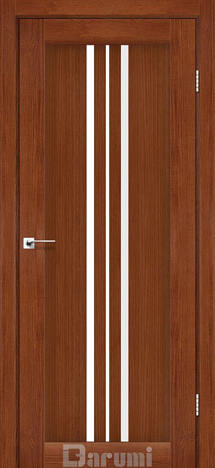 Двері STELLA. Полотно, еко-шпон Горіх роял Київ - фото 1