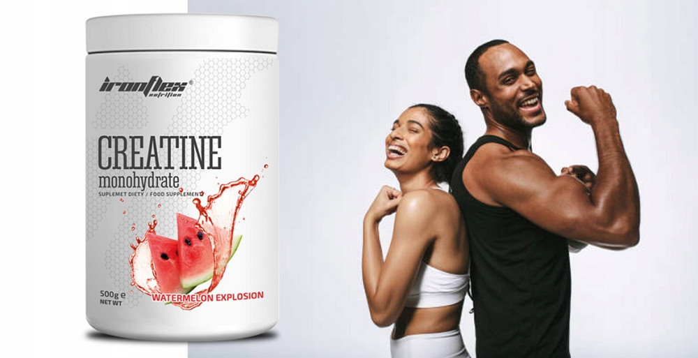 Креатин моногидрат Iron Flex Creatine Monohydrate 500 g (Watermelon explosion) Луцк - изображение 2