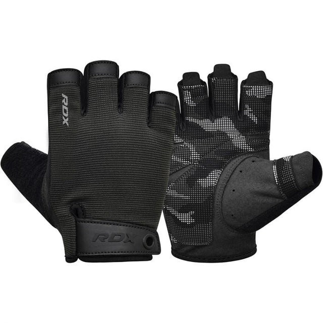 Рукавички для фітнесу RDX T2 Half Black PLUS-LX Кам'янське - фото 1