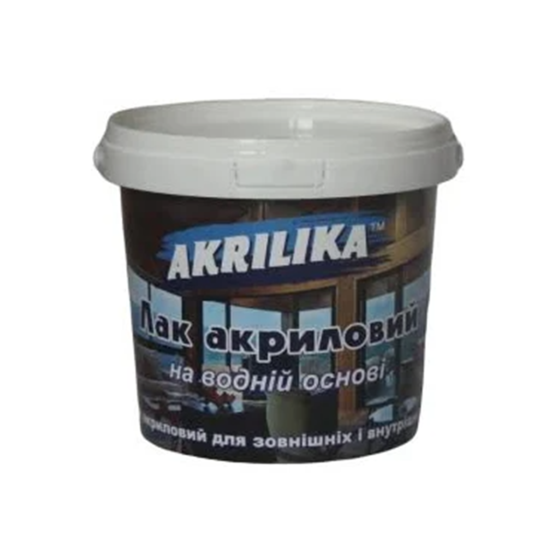 Лак акриловий 0.5кг глянсовий Akrilika Харків