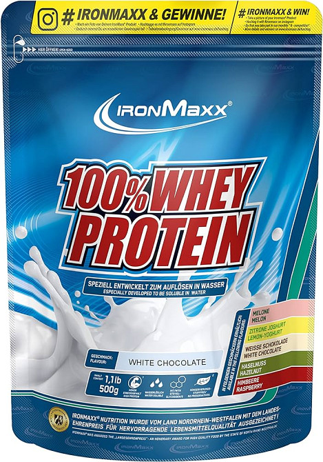 100 % Whey Protein 500g (White chocolate) Луцьк - фото 1