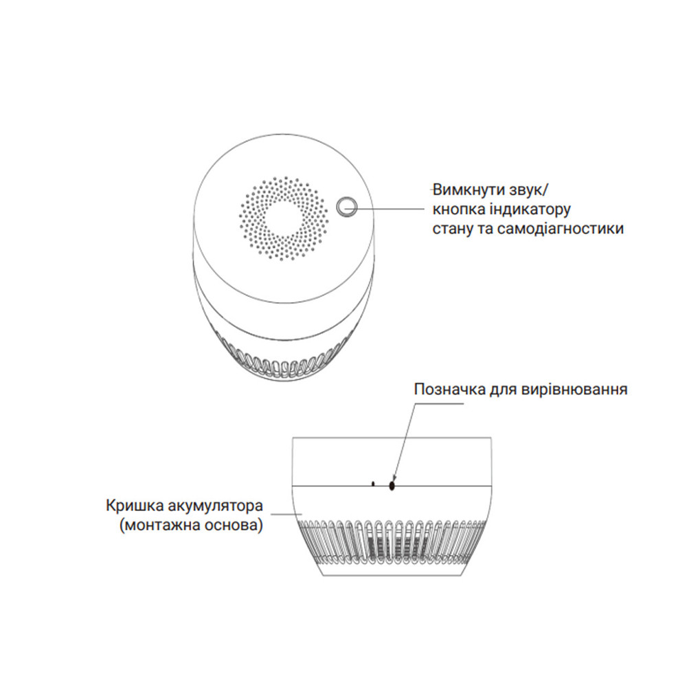 ZigBee Беспроводной датчик дыма ZB-ZSA Киев - изображение 2