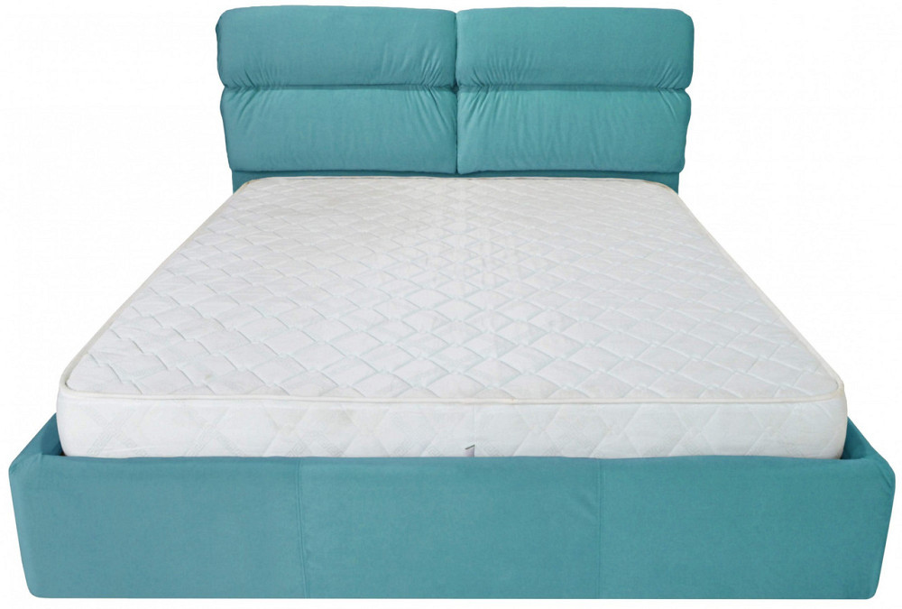 Ліжко Oxford Comfort 140 х 190 см Missoni 014 З підйомним механізмом та нішою для білизни Блакитний Дніпро - фото 18