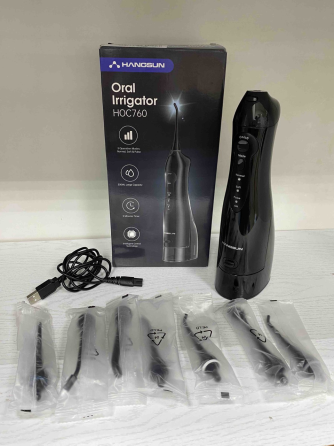 Б/В Витринный образец Hangsun Professional Dental Flosser for Teeth Беспроводной портативный HOC760 300 мл, перезаряжаемый IPX7, в Киев