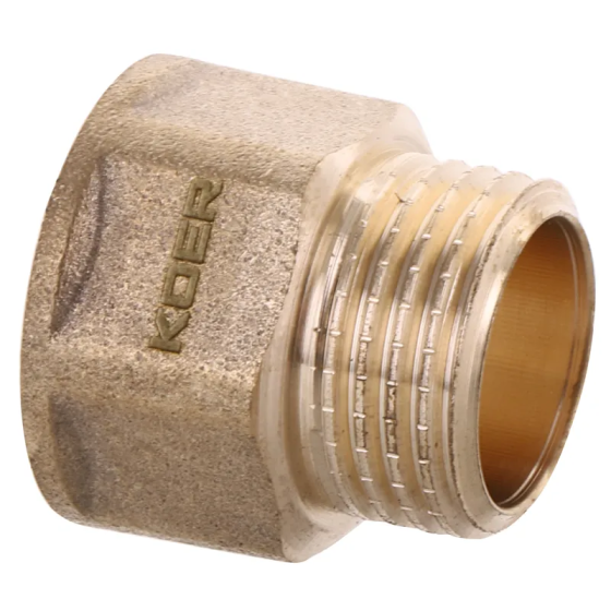 Подовжувач KOER WM.E06-15.WN - 1/2 "-15мм Без нікелю (KR3009) Київ