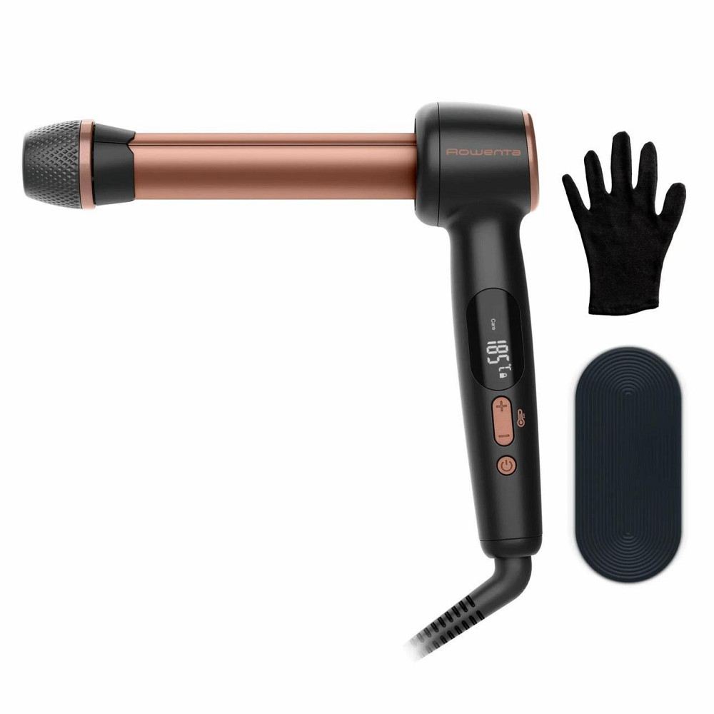 Прилад для укладання волосся Rowenta Twist Curl CF4620E0 чорний із золотистим Харьков - изображение 1