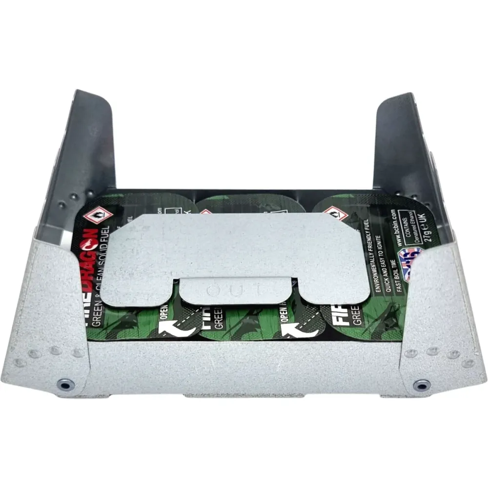 Похідна Складна Плита (Пальник) Bushcraft Cooker з кремнем і паливом 3х27 грам BCB (CN339) Сталь Нововолинськ - фото 5