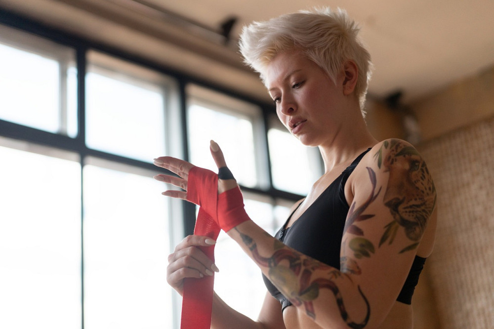 Бинты спортивные для бокса / Боксерские бинты для рук красные PowerPlay 4,5 метра Киев - изображение 10