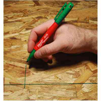 Маркер Milwaukee INKZALL для стройплощадки тонкий зеленый (4932492127) Винница