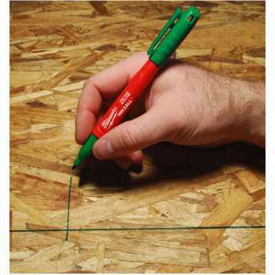 Маркер Milwaukee INKZALL для стройплощадки тонкий зеленый (4932492127) Винница - изображение 4