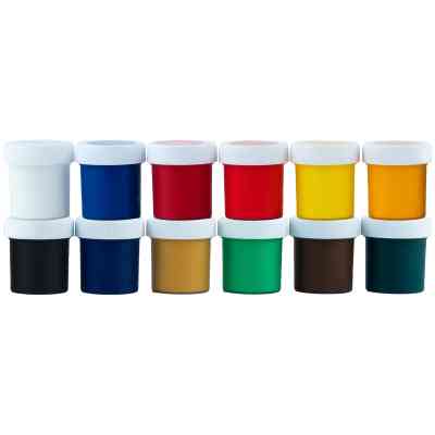 Гуашеві фарби Kite Classic 12 кольорів х 20 мл (K-063) Вінниця