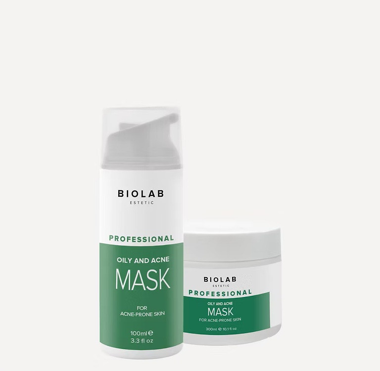 Маска себорегулююча з Каоліном Oily and Acne Mask BIOLAB Estetic, 100 мл Дніпро - фото 1