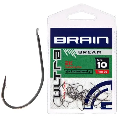 Гачок Brain Ultra Bream 10 (20шт/уп) (1858.52.59) Вінниця - фото 1