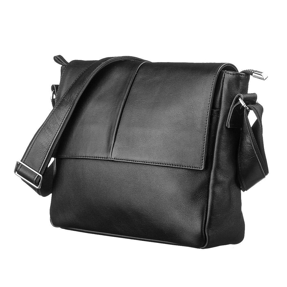 Сумка SHVIGEL 11130 шкіряна Чорна Київ - фото 1