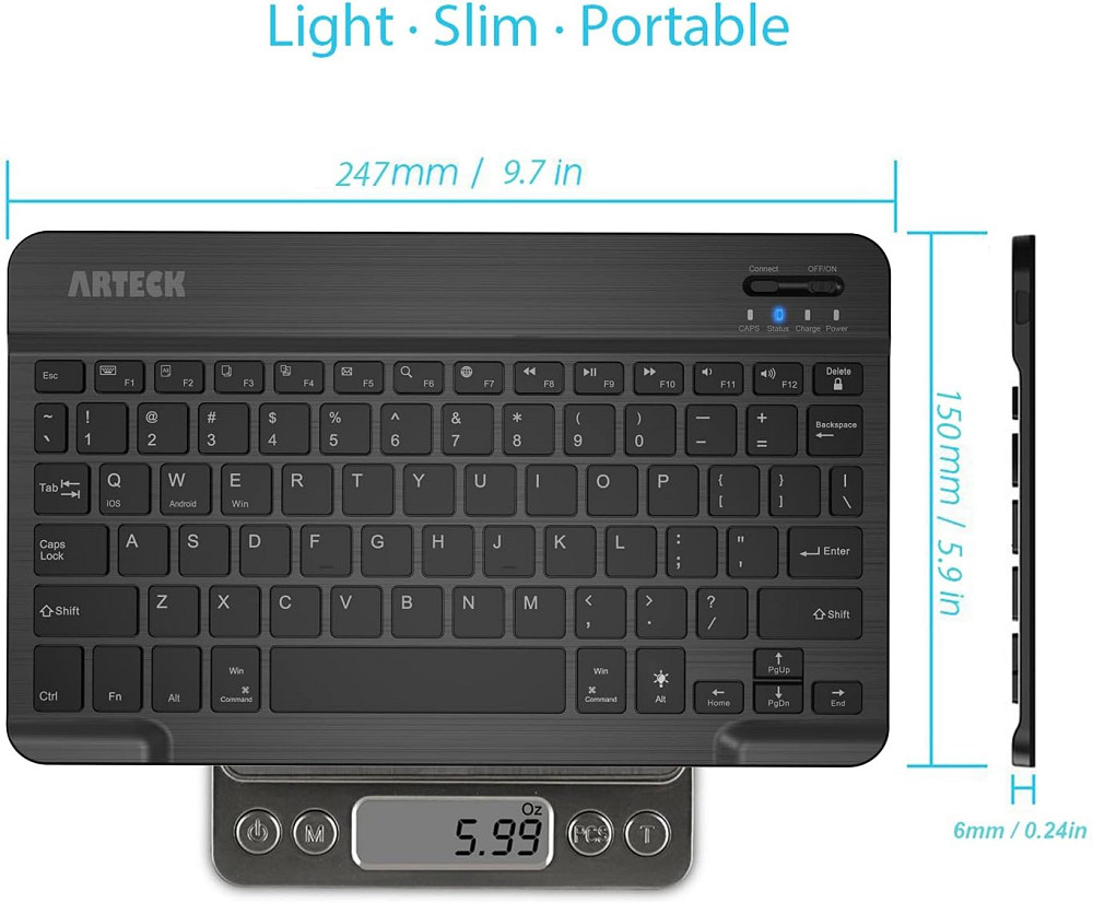 Безпровідна клавіатура Arteck HB030B Луцк - изображение 1