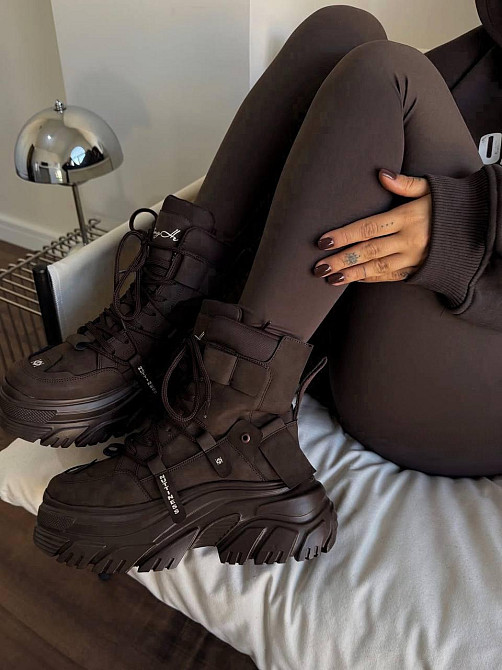 Жіночий теплий костюм двійка: худі і лосини зі штрипками турецька тринитка на флісі + джерсі віскоза на флісі Одеса - фото 6