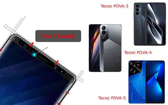 Захисне скло HyperGlass Pro для Tecno POVA-3, POVA-4, POVA-5 – максимальна чутливість та захист Київ