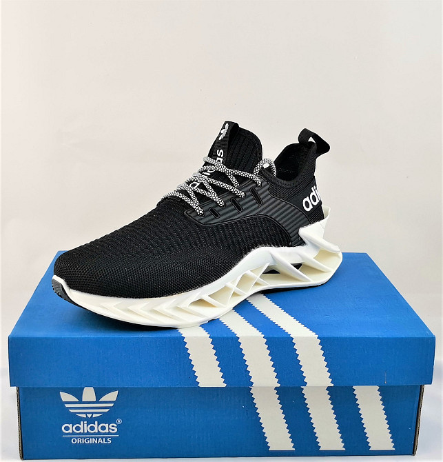 Кроссовки Мужские Adidas Springblade Чёрные с Амортизацией Адидас (размеры: 44,45) Видео Обзор Днепр - изображение 7