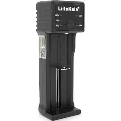 Зарядний пристрій для акумуляторів Liitokala 1 Slot, LED disp, USB, Li-ion/3.7V/3.8V, Li-Fe/3.2V, Ni-MH/1.2V (Lii-100C) Вінниця