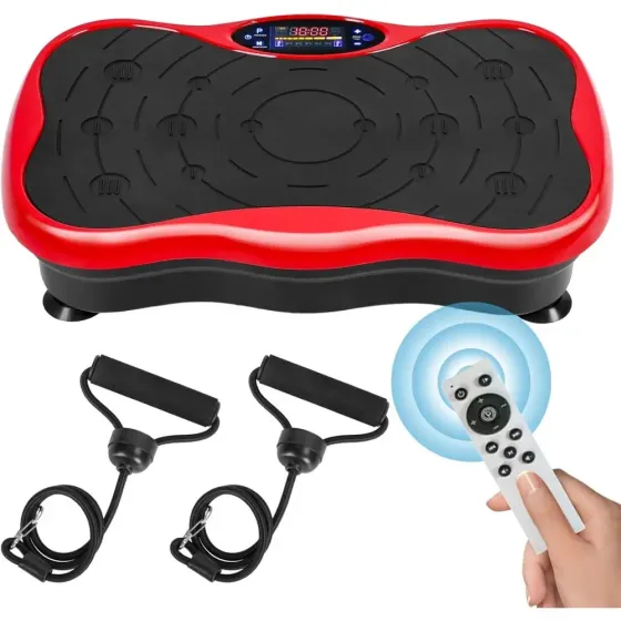Виброплатформа для тренировок + пульт, до 150кг, от сети / Вибрационная платформа для похудения Коломыя