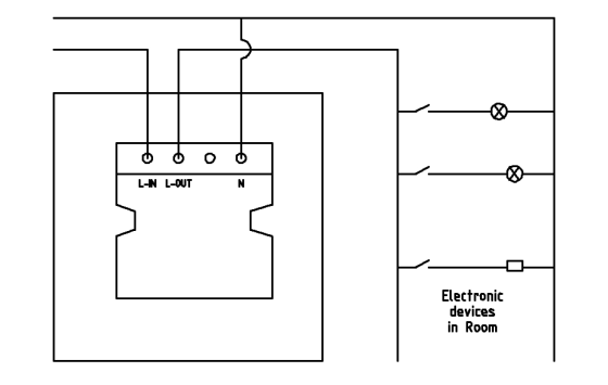 Энергосберегающий карман для гостиниц SEVEN LOCK P-7751 black Киев