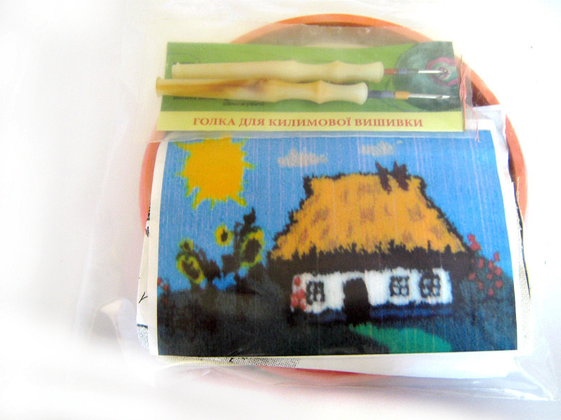 Набір для килимової вишивки  2 голки «Будиночок» Івано-Франківськ - фото 1
