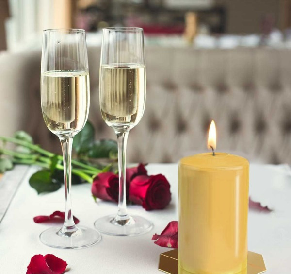 Набір свічок 4 шт. циліндр Bispol AURA Candles Жовті (sw40/60-010) Луцьк - фото 3