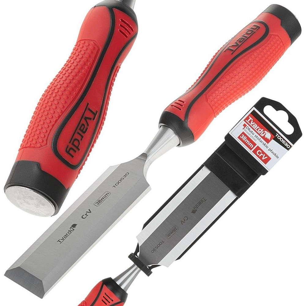 Стамеска "Tvardy" ударна з хромо-ванадієвої сталі CrV 38 мм Київ - фото 1