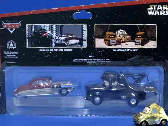 Тачки Звездные Войны Док Хадсон Оби-Ван Кеноби и Мёрр Дарт Вейдер Cars. Харьков