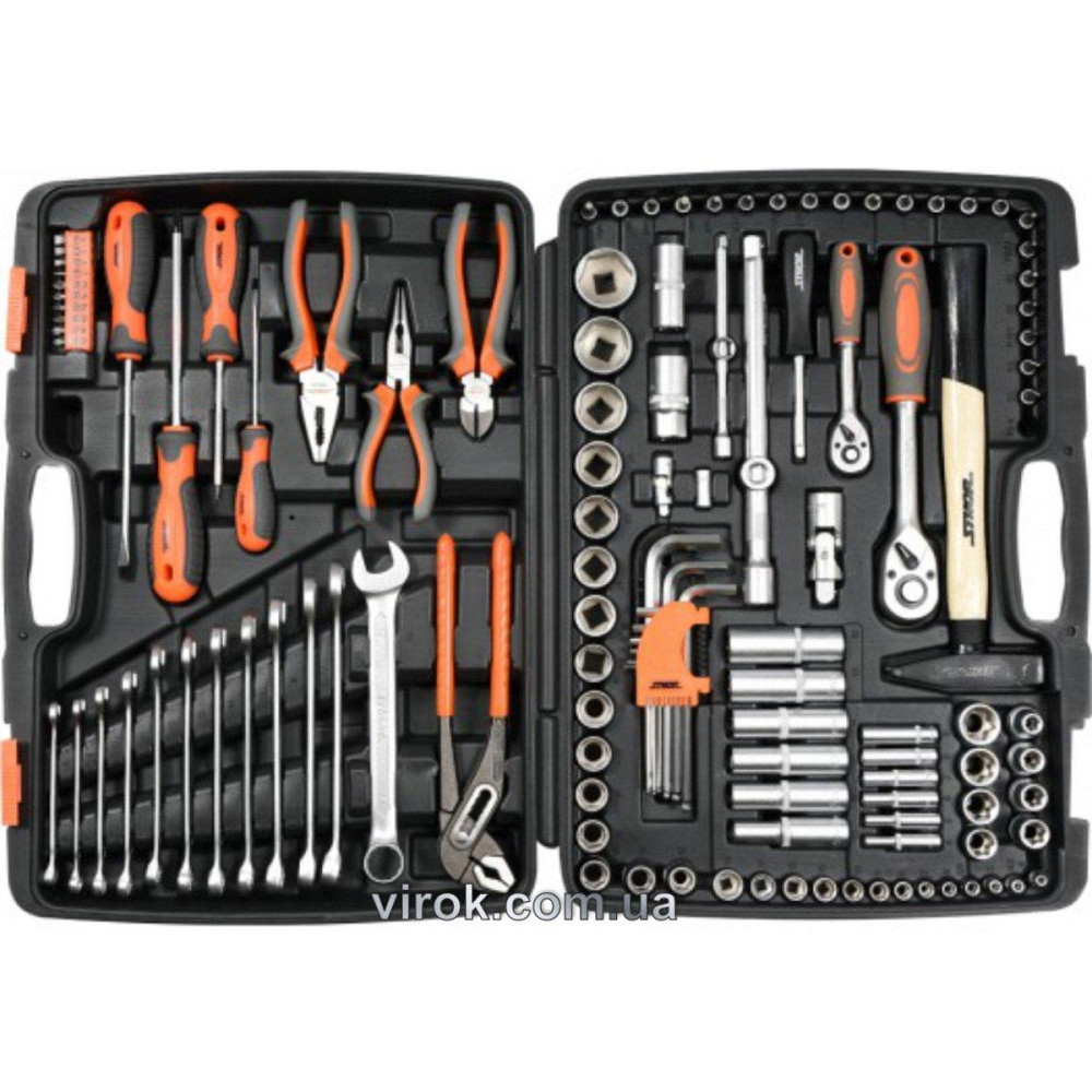 Набір головок торцевих, насадок STHOR : квадрат 1/2" з інструментами [122 Од.] [2/36] Одеса - фото 1