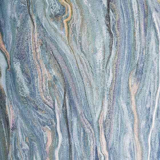 Шпалери метрові вінілові на флізелін дизайнерські Erismann Elle абстракція зріз каменю бірюзовий з золотом Київ