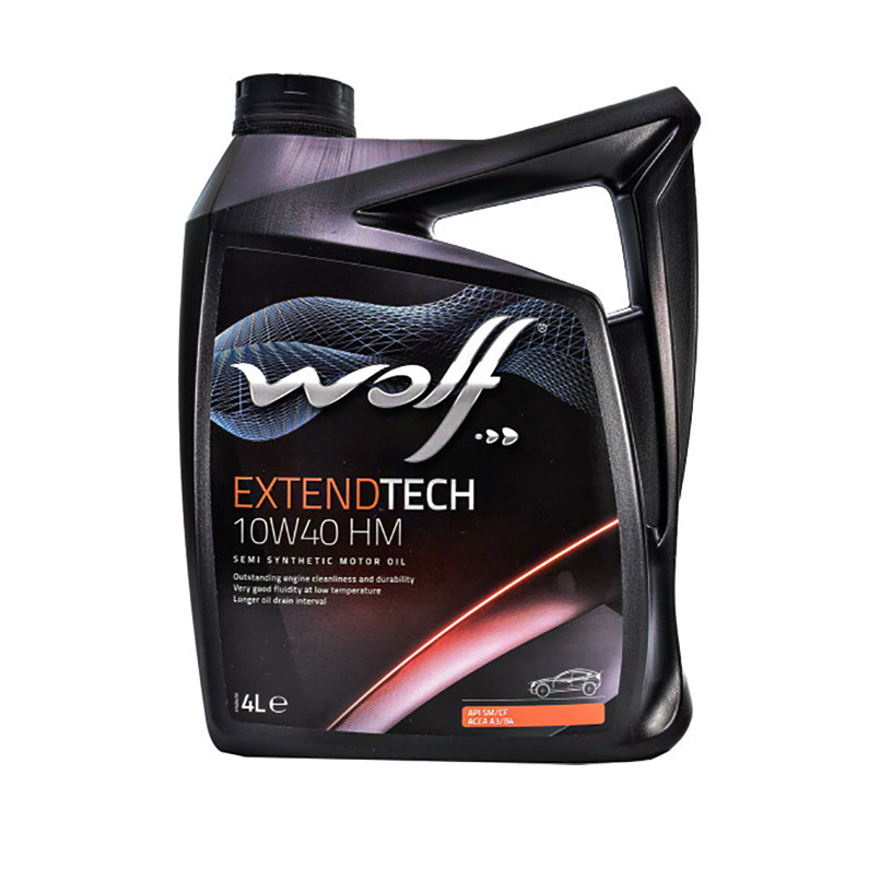 Моторное масло Wolf Extendtech 10W-40 4л Львов - изображение 1