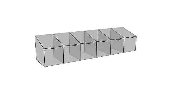 Диспенсер EKOSTAR для мармеладов, снеков, орехов 6 ячеек Киев