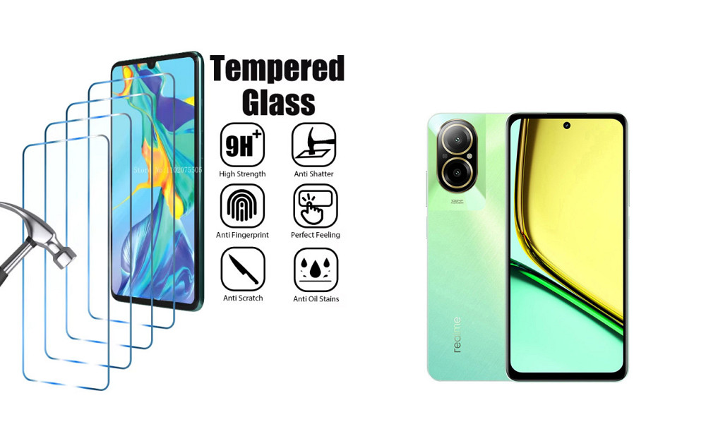 Захисне скло ArmorGlass для Realme C67 4G, Realme C67 5G – стійке до подряпин та ударів Київ - фото 1