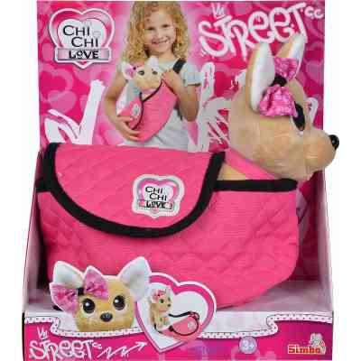 М'яка іграшка Chi Chi Love Чихуахуа Фешн Стріт із сумочкою 20 см (5893494) Вінниця