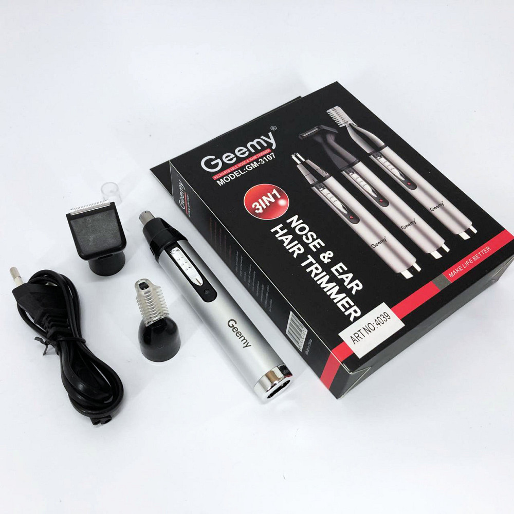 Тример для бороди носа вух волосся GEMEI, Тример для носа і вух хорошої якості насадка KC-80 Львів - фото 11