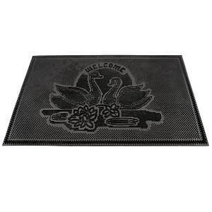 Килимок гумовий чорний 45*75*5см К18 Харків - фото 2