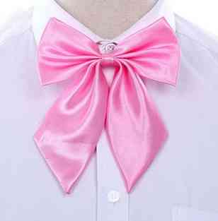 Галстук бабочка женский розовая Киев