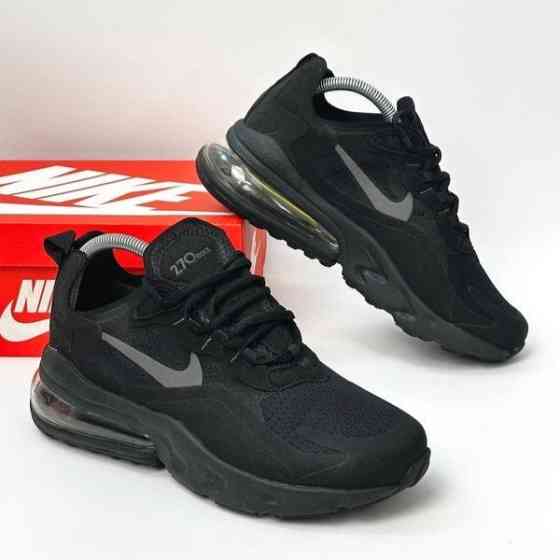Кроссовки Nike 270 Сеточка Мужские Черные Найк с Амортизацией (размеры: 41,42,43,44,45) Видео Обзор - 53-2 Днепр