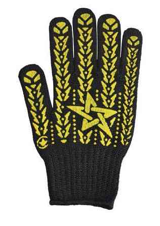 Рукавички "Зірка" трикотажні робочі з пвх, розмір 12 Долоні Харків