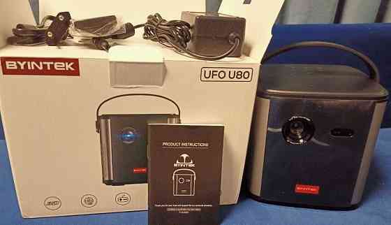 DLP Проектор Byintek U80Max аккумулятор 15000мАг, официальный, гарантия Харьков