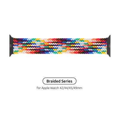 Ремешок для смарт-часов Armorstandart Braided Solo Loop для Apple Watch 49/46/45/44/42 (Series 1-3) Pride Editi Size 6 (148 mm) (ARM64937) Винница