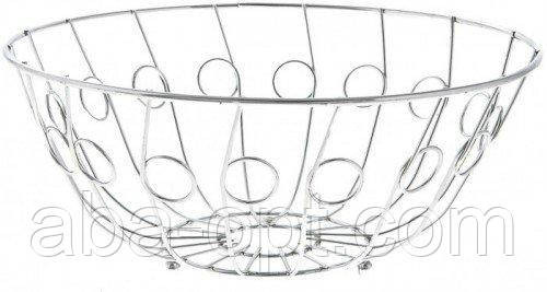 Кошик для фруктів нержавіючий Ø 24 H 10 см ( шт) Одеса - фото 1