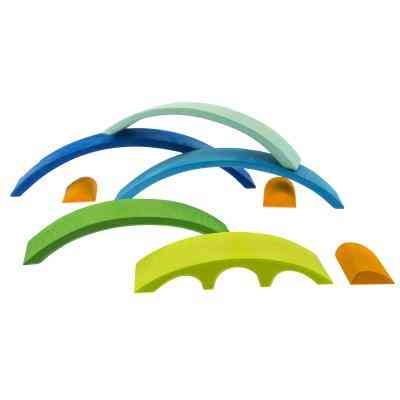 Конструктор Nic деревянный Мост синий (NIC523331) Винница