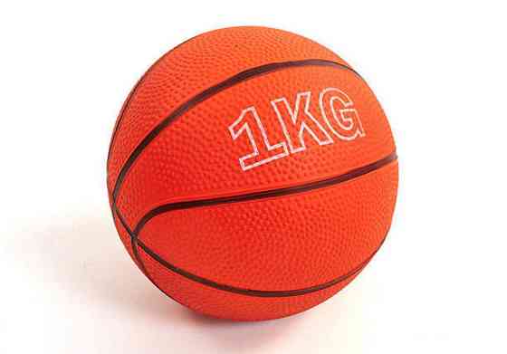 Медбол EasyFit RB 1 кг (медичний м'яч-слембол без відскоку) Коломия