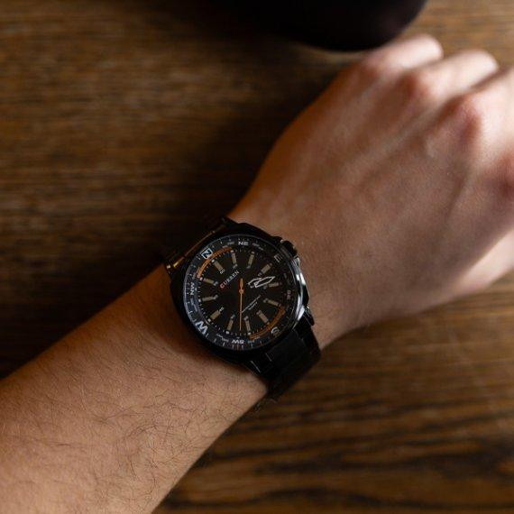 Годинник чоловічий наручний Curren Sailor (Чорний) Вінниця - фото 9